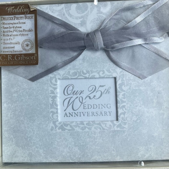 C.R. Gibson 25th Wedding Anniversary Photo Book - Picture 1 of 1